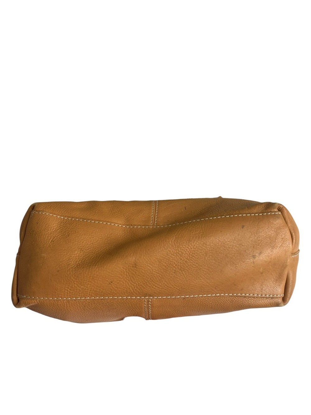 Lucky Brand Vintage Leather Tan Brown Slouchy Hobo - Picture 12 of 13